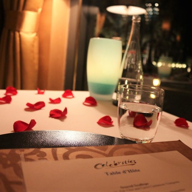 Romantic Dinner at Celebrities, Dubai