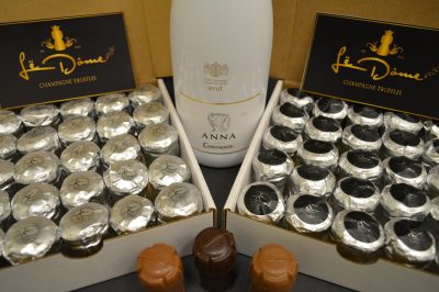 Le Dome Champagne Truffles &#8220;Celebration Box&#8221; (Truffle Corks)