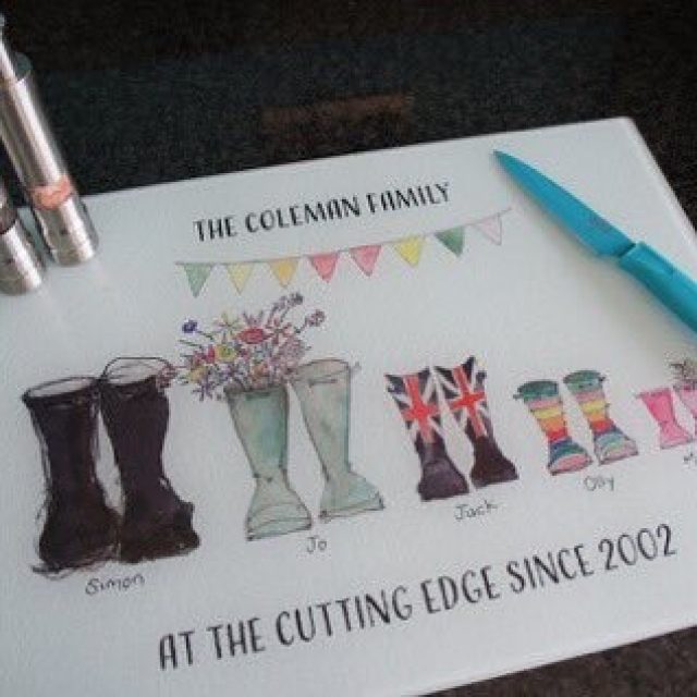 ENDED-Win a Bespoke Glass Chopping Board from This is Nessie for Father’s Day