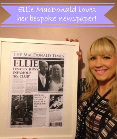 The Occasional Reporter – Unique, Personalised, Bespoke Gifts for Your Special Day