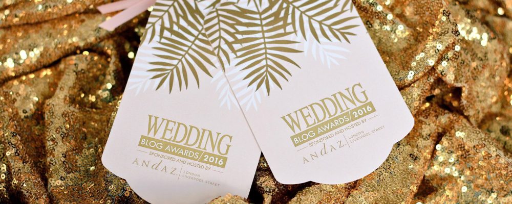 Exciting News- We are Finalists in the Wedding Blog Awards 2016