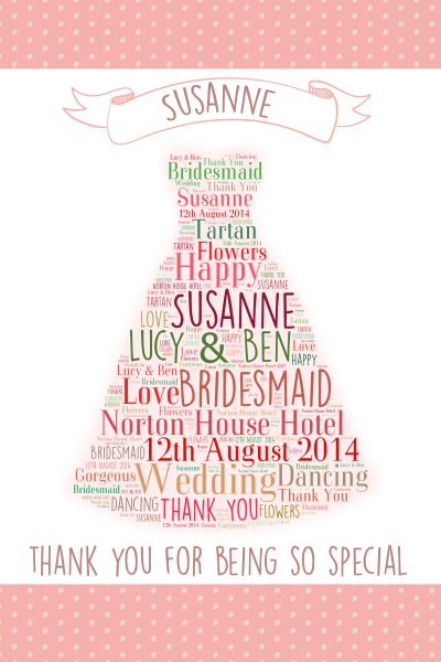 Personalised Wedding Party Gifts